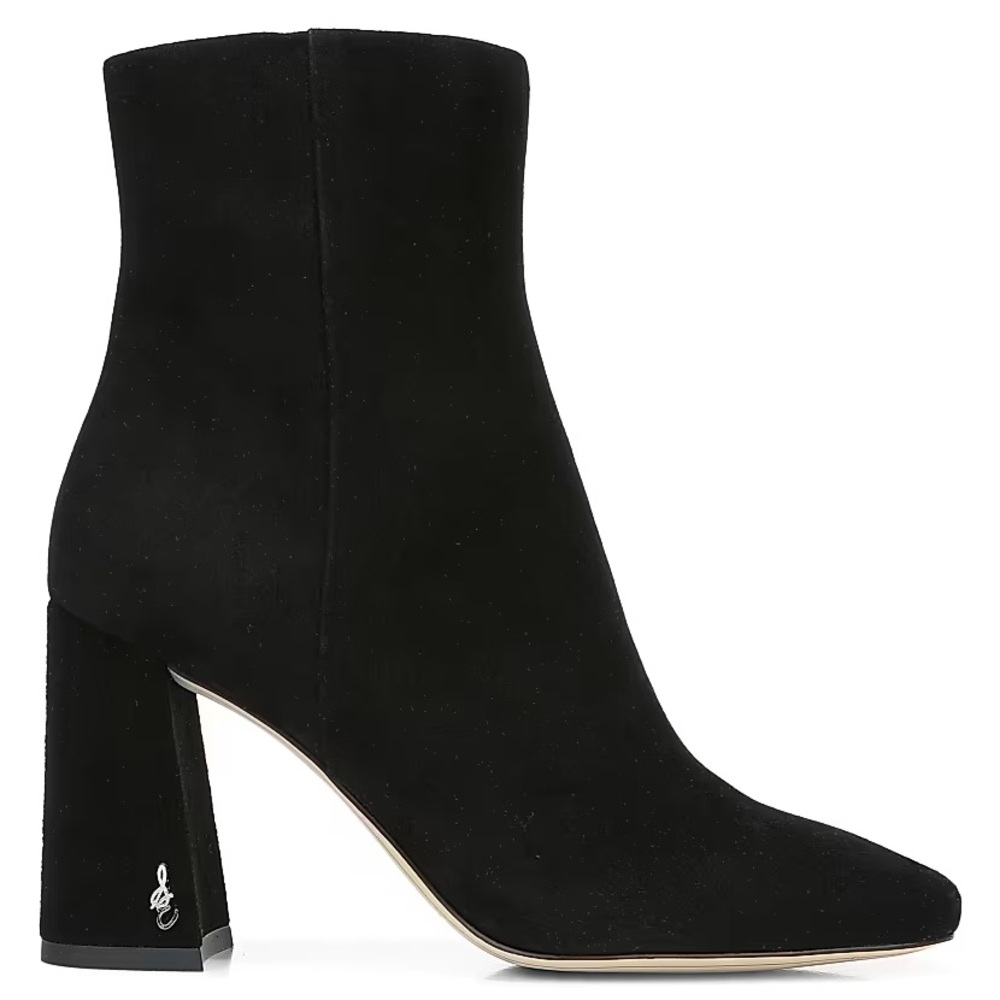 Sam Edelman Codie Square Toe Booties Black Size 9 • NWT • Sold Out